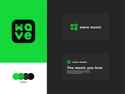 music logo branding design music music logo wave