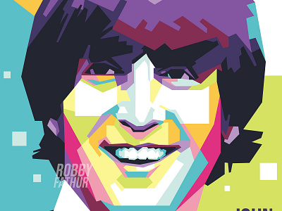 John Lennon Pop Art Style