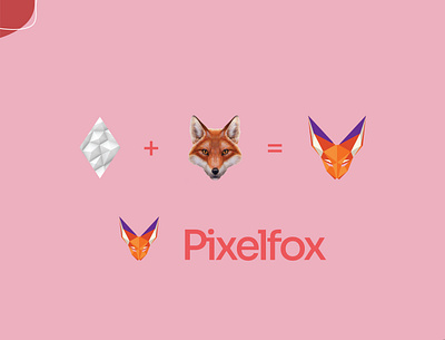 PixelFox agency branding concept design design dribbble illustration logo logo design logodesign vector