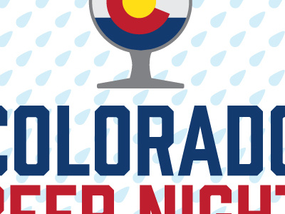 Colorado Beer Night beer colorado illustrator poster vector
