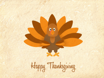 Happy Turkey Day fun holiday paper thanksgiving turkeys