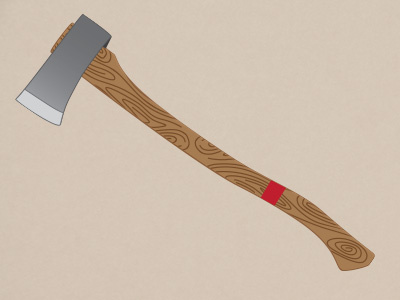 Best Made Axe axe best made illustration nick slater vector wood