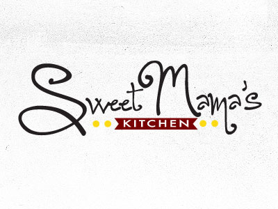 Sweet Mama S identity logo restaurant soul food