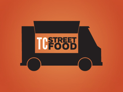 TC Street Food food trucks identity logo street food