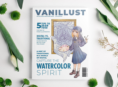 VanIllust Editorial Design design editorial design illustration magazine