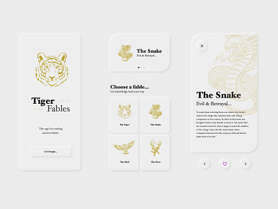 Tiger Fables UI Elements