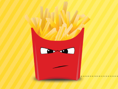 bad fries illustration