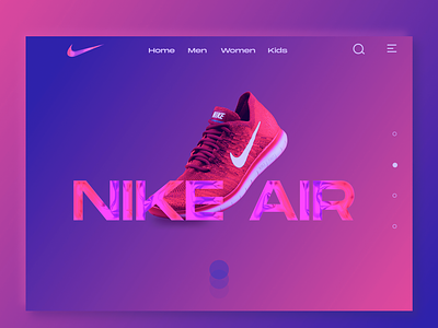 Nike Website Branding