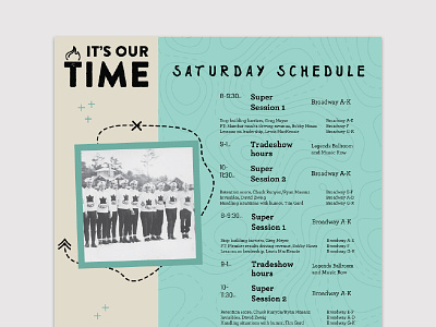 2016 Conference Schedule conference conference materials layout schedule signage