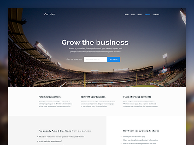 Vendor page by Kálmán Magyari on Dribbble