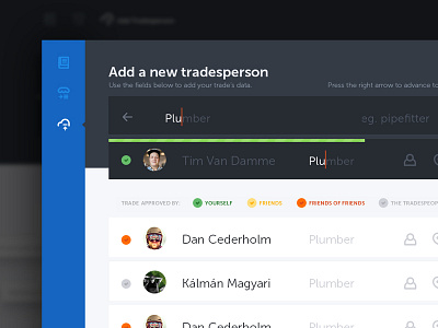 Add trade page add blue clean fields flat input kalman magyari progress sidebar trade