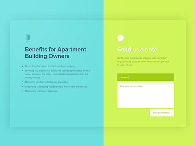 Modal Contact colorful contact kalman magyari modal window