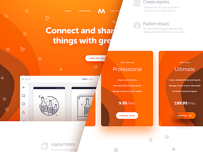 M Connect and share v1.1 download features free kalman landing magyari norde orange page plans pricing psd
