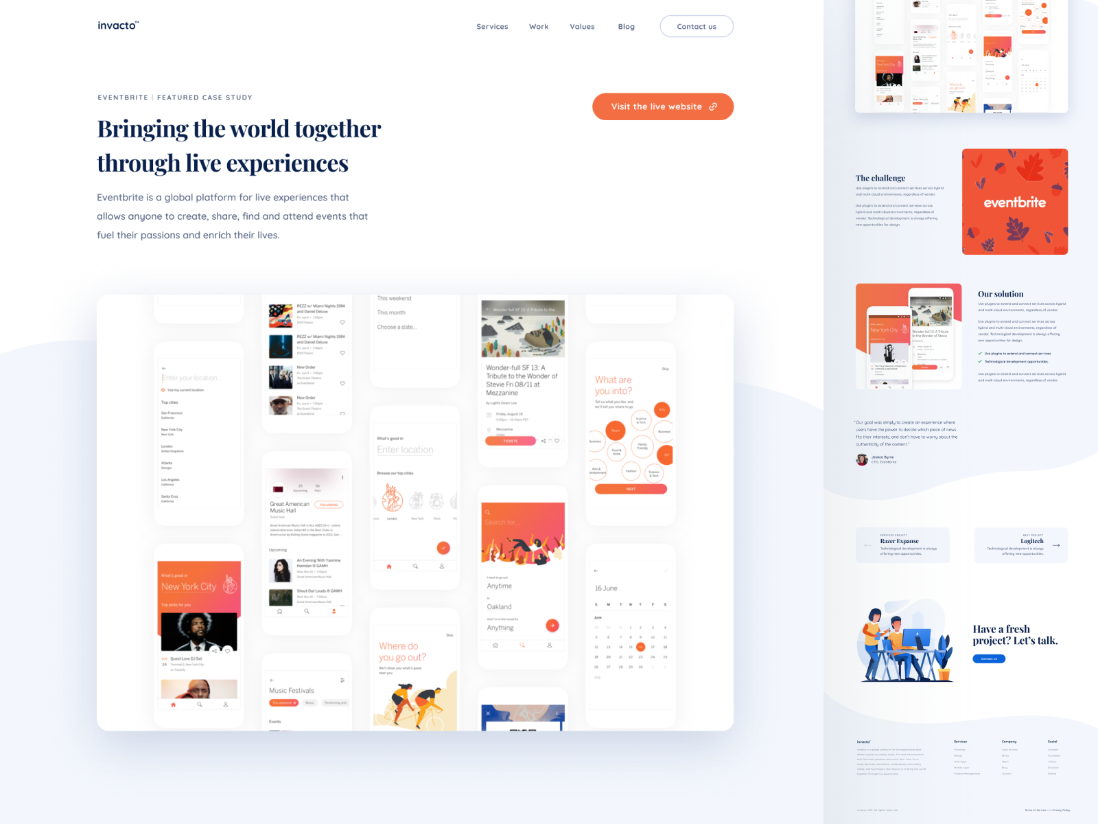 dribbble case study