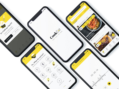 CookEat- Your personalized cooking app animation app design illustration minimal ui ux