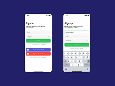 Sign Up for Daily UI #001