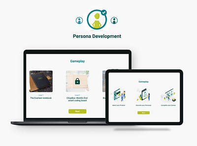 Persona Development - Educational game design figma graphic design ui uiux ux web webdesign
