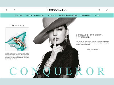 Tiffany&Co. (Remoulded) ui ux design tiffanyco.