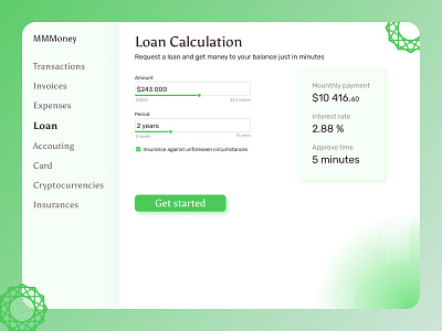 003_Calculator #DailyUI calculator challenge dailyui design figma figmadesign loan ui ux