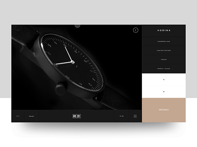 時計 – Lookbook animation clean interaction interface layout lookbook minimal motion typography ui ux web webdesign website