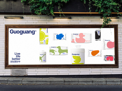 Guoguang Wipes branding graphic design logo