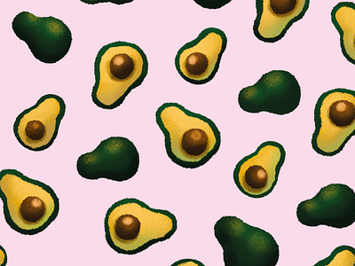 Avocado pattern avocado eco fabric nature pattern print