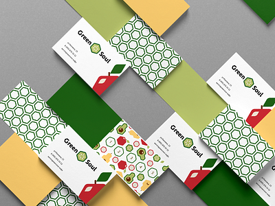 Branding (Eco Cafe) avocado branding design cafe branding ecology logo nature pattern restaurant branding