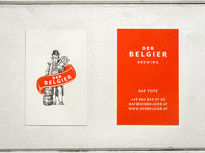 Der Belgier beer beer branding branding business card design businesscard graphic design illustrated illustration logo design logodesign print design stationary stationary design tgs thegraphicsociety typography