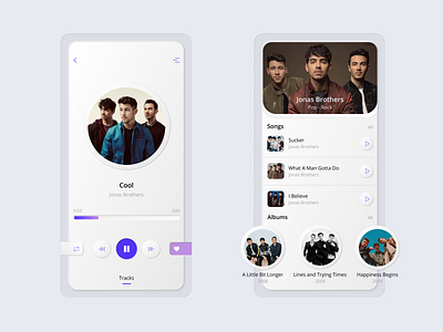 Neumorphism Music Player