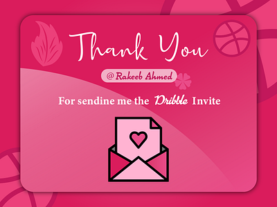 Thanks for the Invitation branding design dribbble invite logo minimal thanksgiving typography