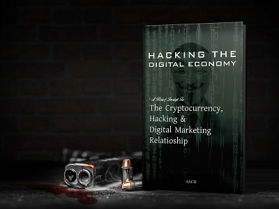 Hacking the Digital Economy book book cover design book cover mockup branding creative design hacking illustration typography