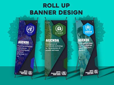 Roll Up Banner Design banner banner ads banner design creative design roll up banner