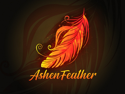 Ashen Feather branding community creative design gaming app guild identity branding logo