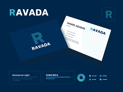 Ravada Business Card branding business card business card design businesscard design icon logo minimal stationery