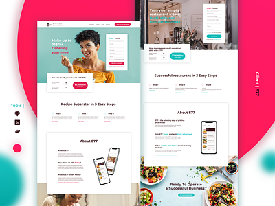 Web design for E77 bright design landing landing design landing page landing page design minimal ui ui ux ui design uidesign uiux ux ux ui ux design uxdesign uxui webdesign website website design