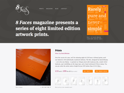 8 Faces Prints Realign 8faces magenta orange sexyprints