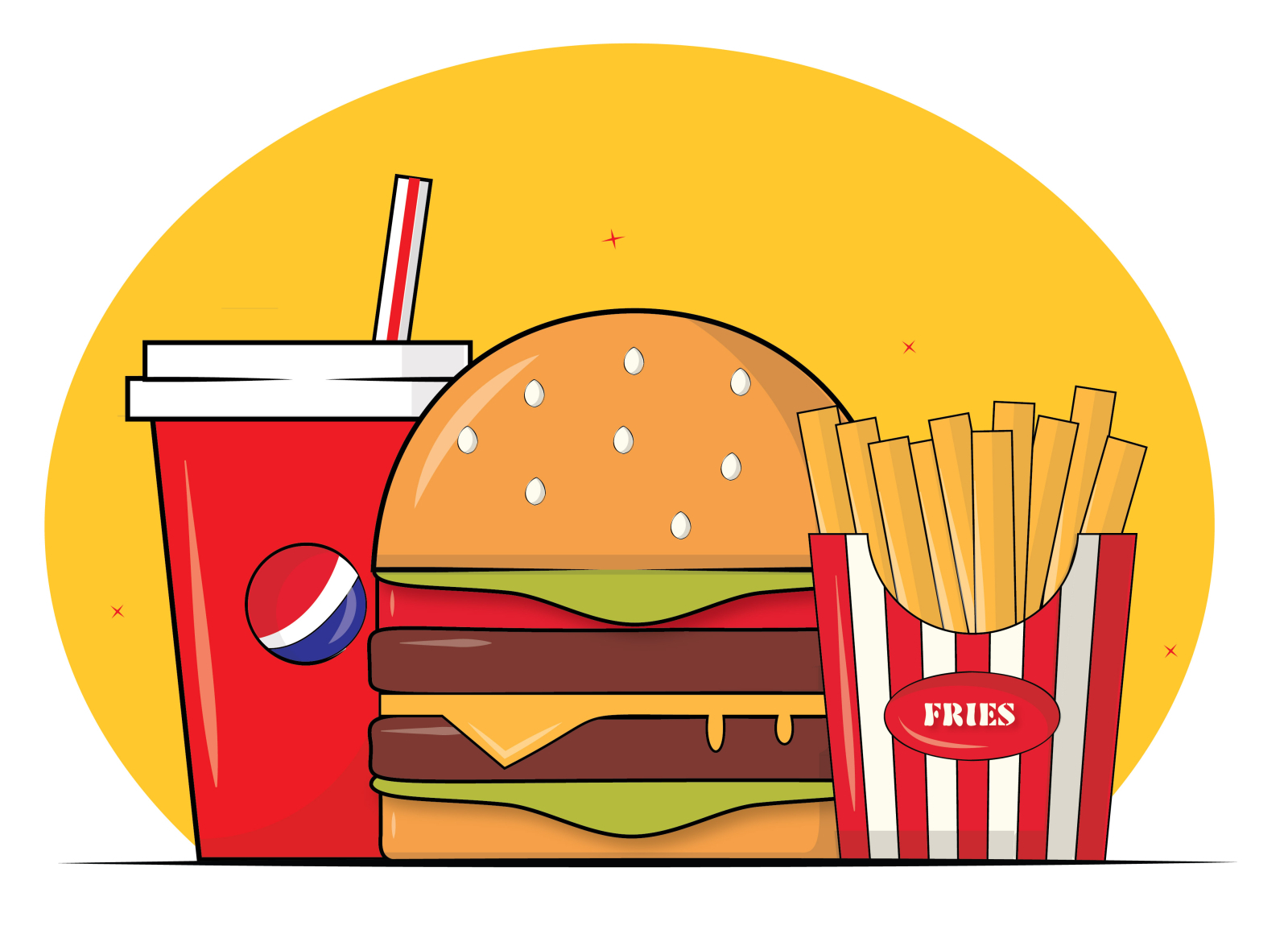 fast-food-by-honey-creatoon-on-dribbble