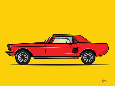 classic car illustration design art car car illustration clean concept design flat design illustration vector vectorart