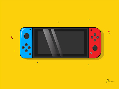 Nintendo switch 2016 illustration design design flat design flatdesign illustration vector vectorart