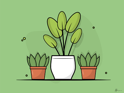 plant pot illustration