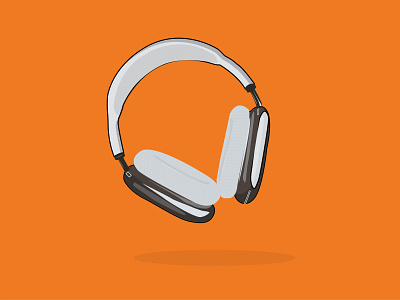 head phone illustration creative design flat design flatdesign illustration vector vectorart