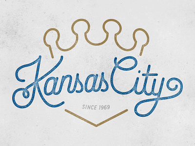 Kansas City Royals baseball design kansas city lettering royals type typography