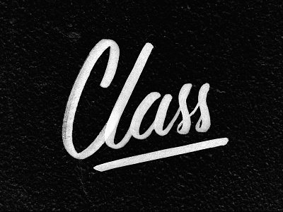 Class - 365 Days of Lettering Day 21