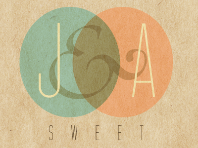 Wedding Monogram Sample Two monogram design type typography graphic logo icon wedding sweet