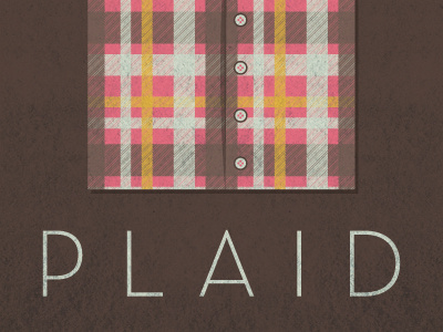 Plaid 3 doodle drawing graphic illustration neutraface plaid shapes type vector