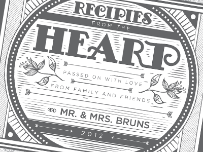 Recipe Card Template design food pattern recipe template type