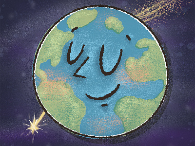 Happy Earth Day, Dribbblers! doodle drawing earth earth day earth tones hand drawn hand drawn illustration illustration illustrator nature quick sketch