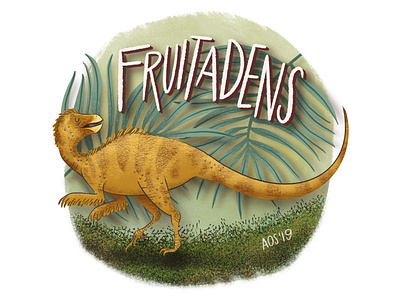 F is for Fruitadens alphabet dinosaur dinosaur alphabet doodle drawing hand drawn illustration series illustration
