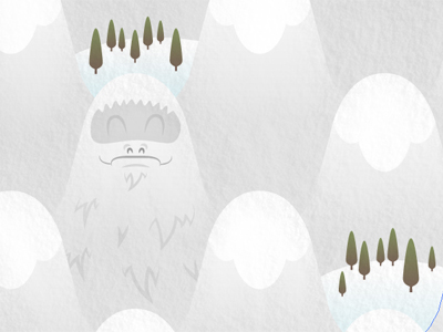 Yeti Background by Abby Orlando Sweet on Dribbble