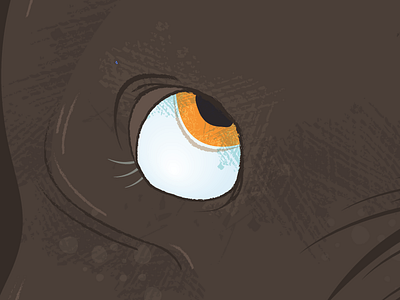 Eyes doodle elephant free form illustration illustrator texture vector